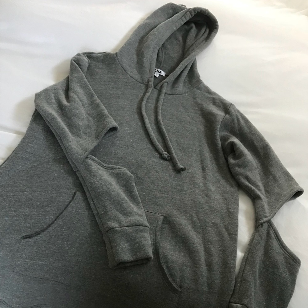 LNA hoodie elbow cutout sweatshirt